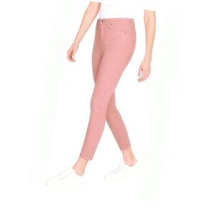Seven7 size 16 high rise skinny in dusty rose.